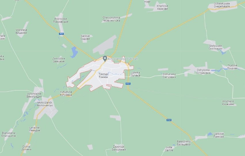 miejscowość Tokmak leży w obwodzie zaporoskim, doszło tam do...