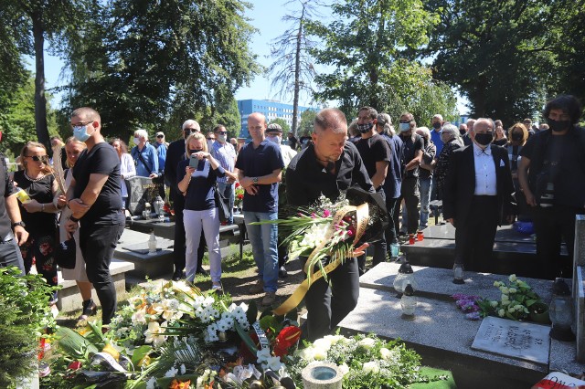 Pogrzeb Michała Giercuszkiewicza w Katowicach, 31 lipca 2020.Zobacz kolejne zdjęcia. Przesuwaj zdjęcia w prawo - naciśnij strzałkę lub przycisk NASTĘPNE