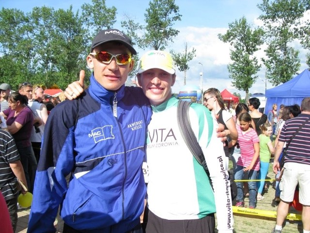 Starachowiczanka Maria Pytel i jej chłopak Przemysław Szymanowski wygrali dobrze obsadzone zawody triathlonowe w Suszu.
