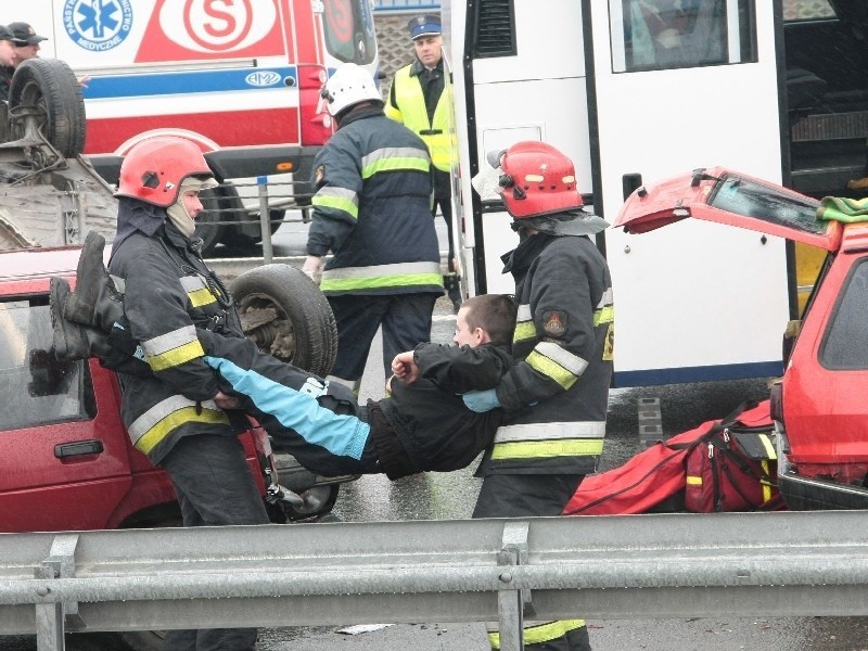 Ćwiczenia na autostradzie A1