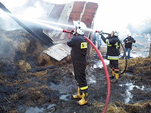 11 zastępów straży pożarnej gasiło pożar w miejscowości Sulewo Prusy