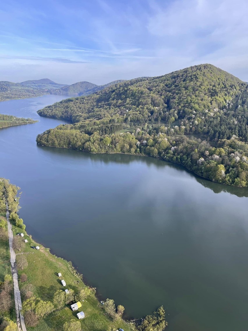 Niesamowity widok na Zalew Klimkowski z perspektywy...