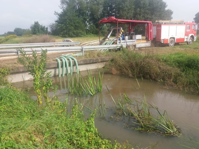 Zatkane są rowy melioracyjne, kanały, a woda zalega na rozlewiskach, polach i łąkach