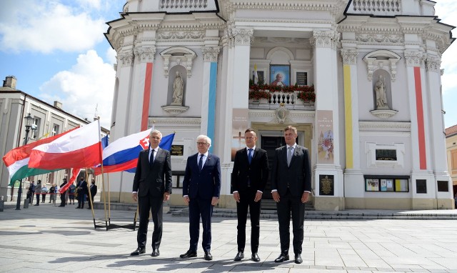 Ministrowie spraw zagranicznych Polski, Węgier, Czech i Słowacji spotykali się w Wadowicach.