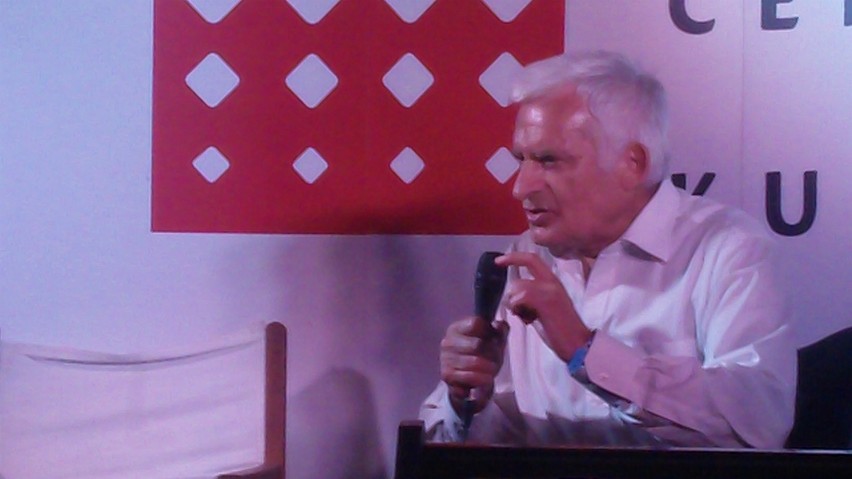 Jerzy Buzek na OFF Festivalu 2013 w Katowicach