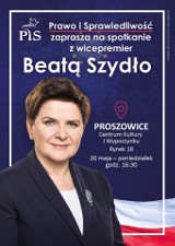 Beata Szydło w poniedziałek przyjedzie do Proszowic