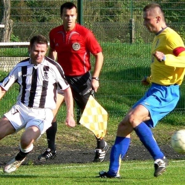 Konrad Głuc (z prawej) grał najwięcej w barwach Nidy.