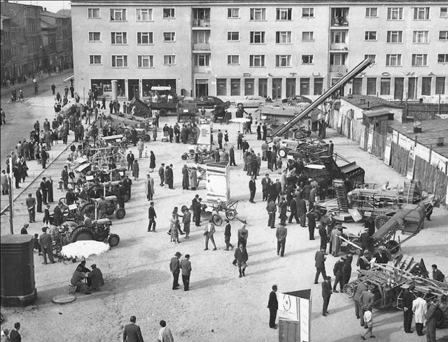 Koszalin, rok 1954, Rynek Staromiejski.