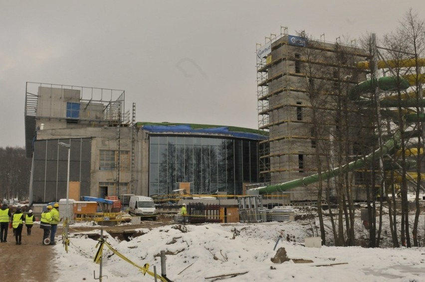 Budowa aquaparku w Koszalinie - luty 2015