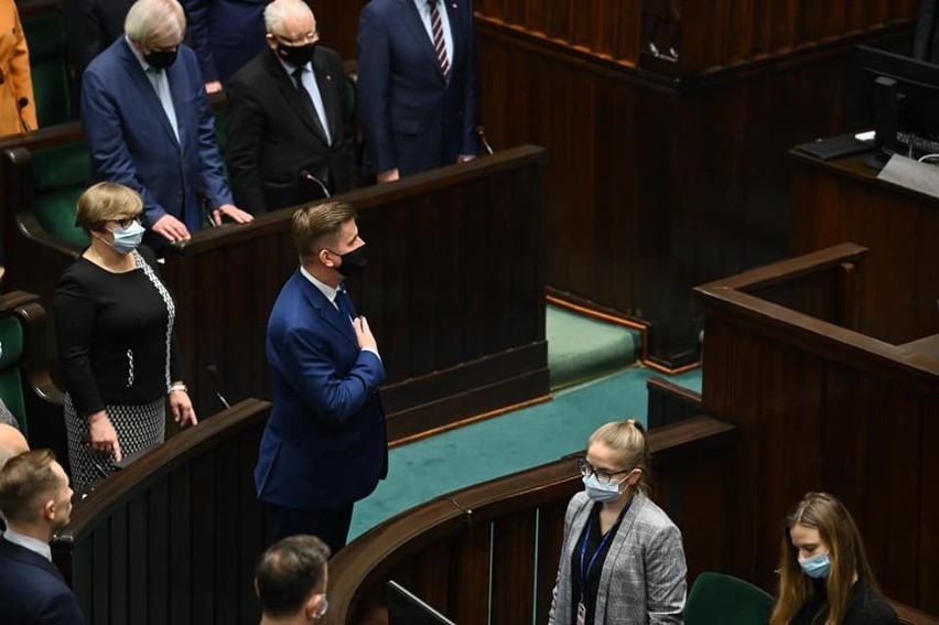 Rafał Romanowski posłem. 8.02.2022 złożył ślubowanie i objął mandat poselski po Łukaszu Szumowskim
