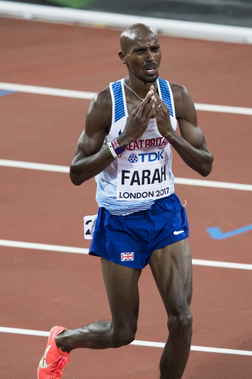 Mohamed Farah (Wielka Brytania) - złoty medal w biegu na 10...