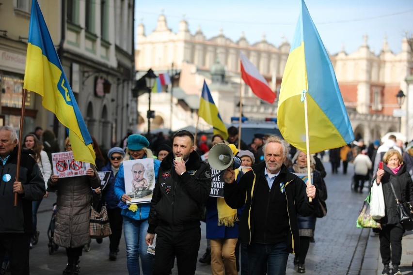Protest Głosu Seniora w Krakowie