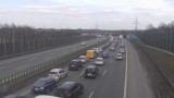 Wypadek na A4 pod Krakowem, utrudnienia na autostradzie