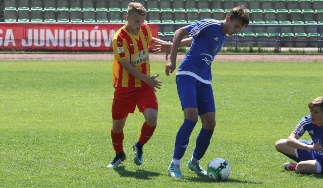 Jakub Górski (z lewej) zdobył jedną z bramek dla Korony