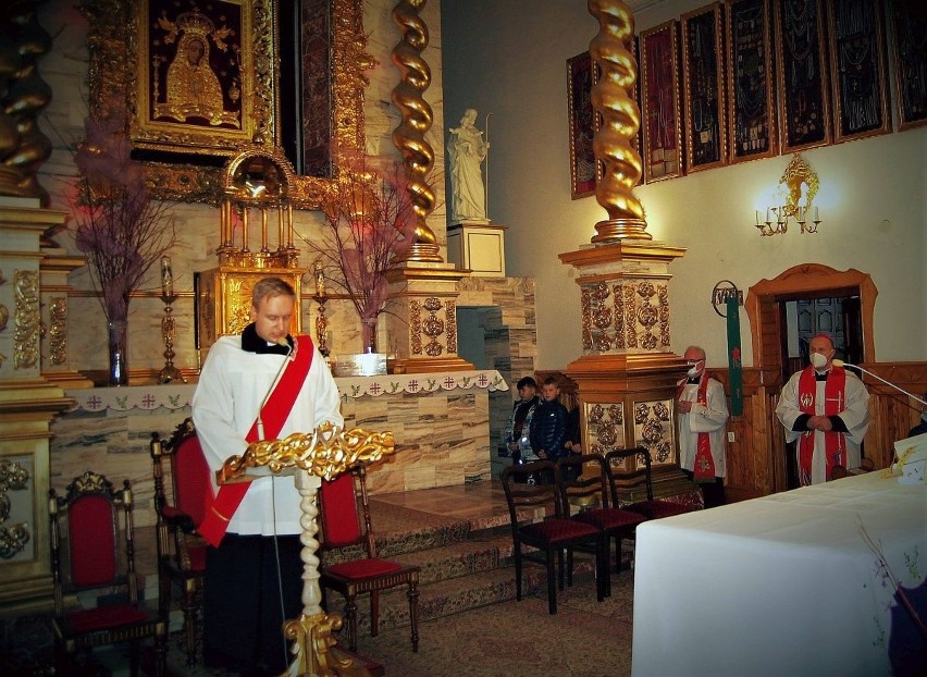 Pierwsza wizyta nowego biskupa ordynariusza w sanktuarium w Kałkowie. Zobacz zdjęcia