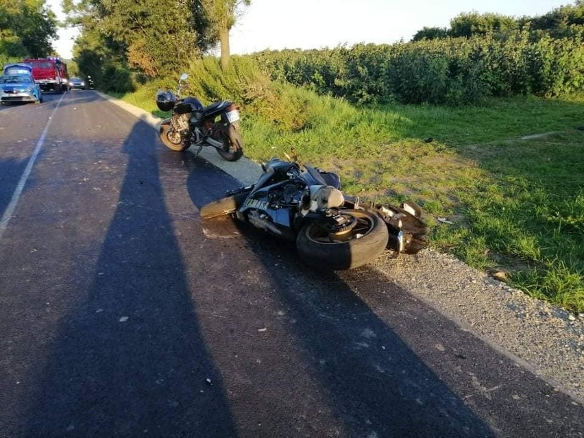 Pantalowice. 22-letni motocyklista zginął w wypadku. Zderzył się z przyczepą ciągnika rolniczego