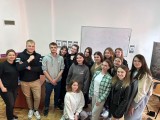 Studenci z Ukrainy w Toruniu. Spotkał się z nimi m.in. dziennikarz "Nowości"