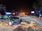 Poważny wypadek we wsi Gilowice (pow. pszczyński). Dwie osoby poszkodowane