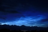 Obłoki Srebrzyste na niebie w okolicach Słupska. Piękne zjawisko atmosferyczne