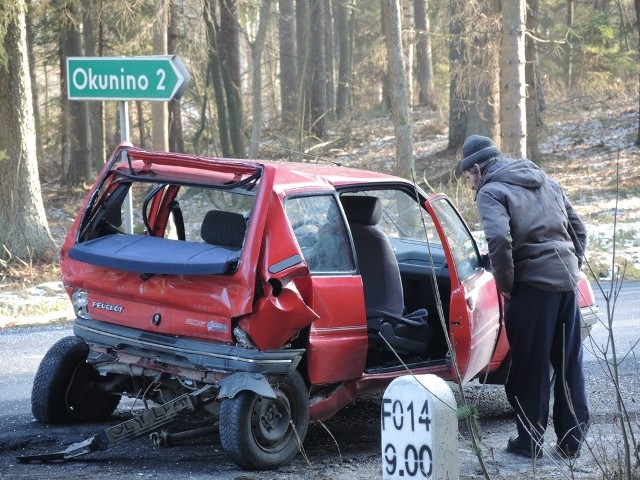 Wypadek na drodze krajowej nr 21