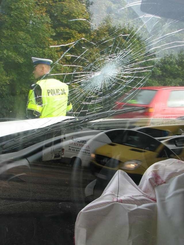 Wypadek Szabdzie kołoWypadek w Szabdzie koło Brodnicy, na trasie krajowej nr 15