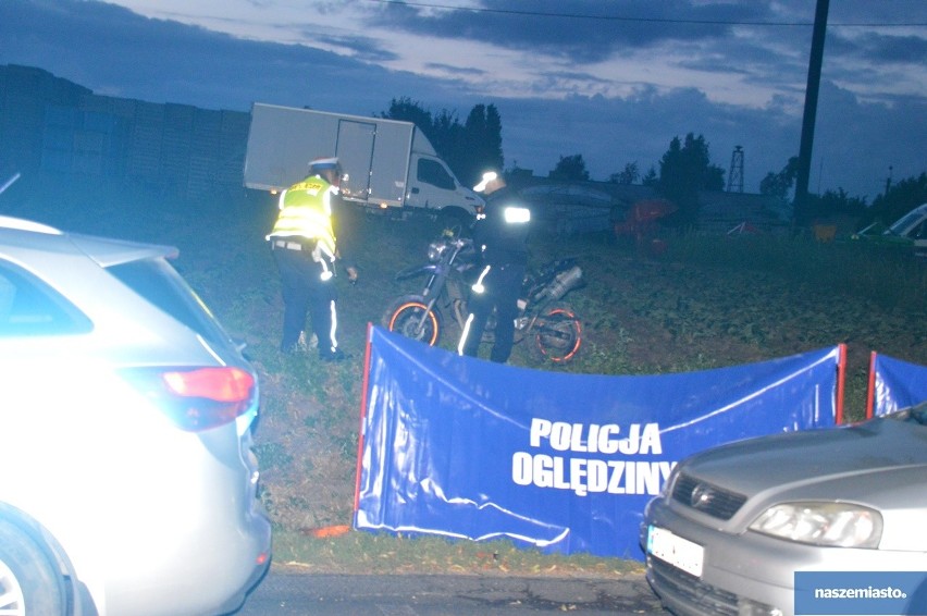 Śmiertelny wypadek w miejscowości Krojczyn. Nie żyje 31-letni motocyklista 