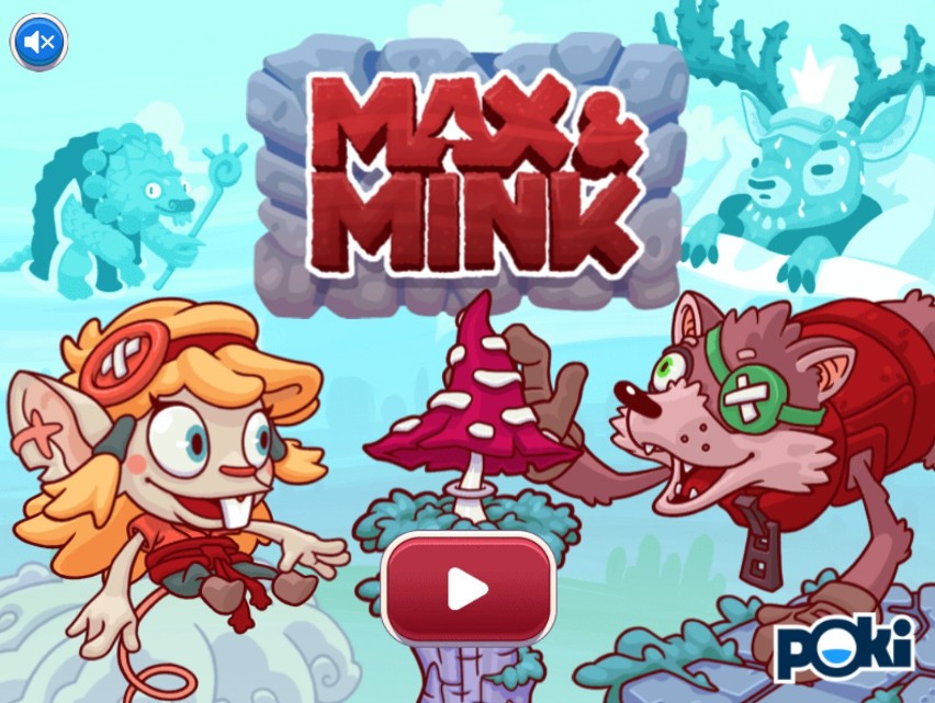 Pomóż uratować chorego renifera w Max And Mink!