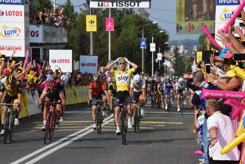 Michał Kwiatkowski wygrał etap Tour de Pologne w Bielsku-Białej. Polak umocnił się na pozycji lidera