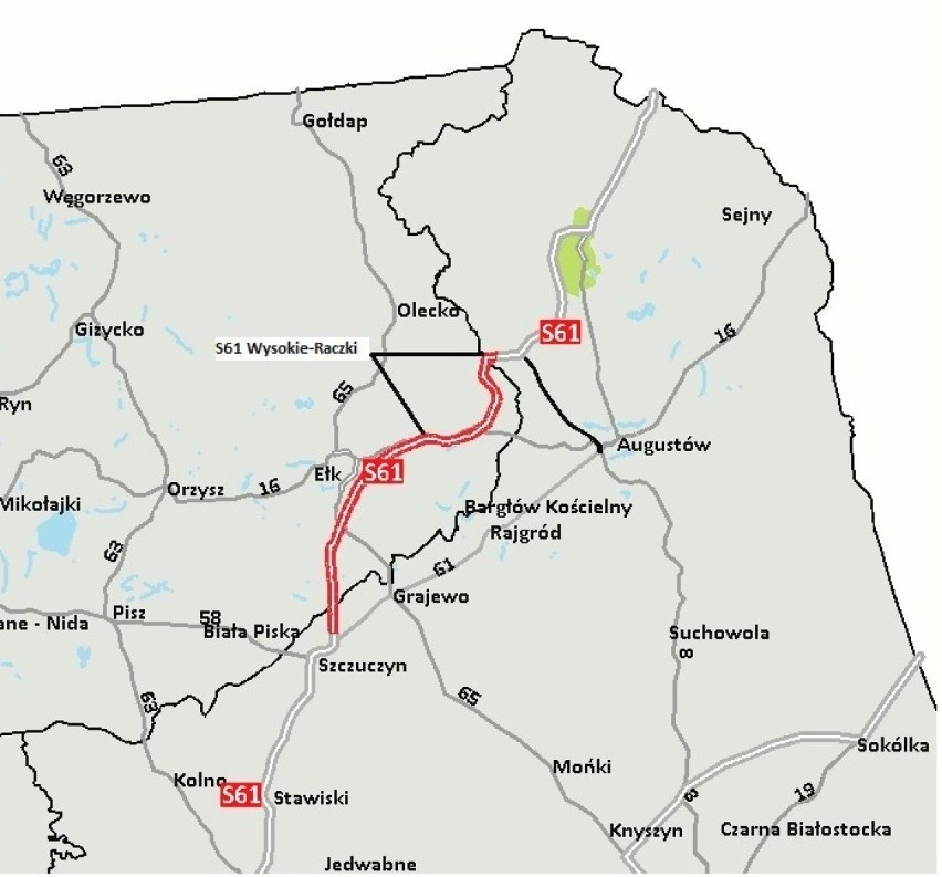Trasa Via Baltiki (S61) w woj. podlaskim