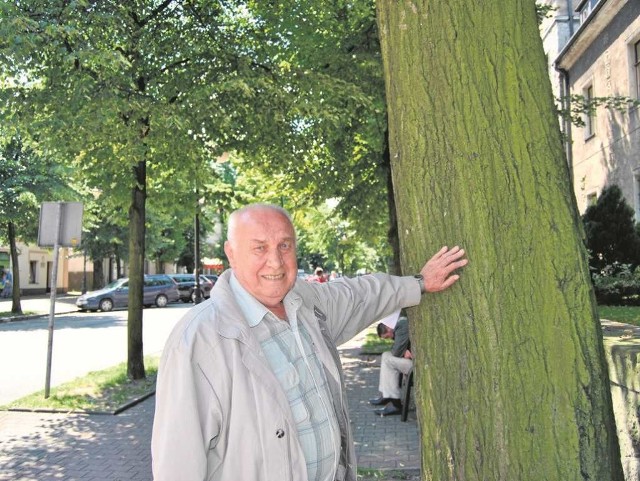 Stanisław Nowak z Chrzanowa uważa, że wycinka starych, zagrażających bezpieczeństwu drzew jest konieczna.