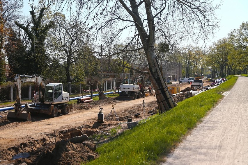 Pętla Osobowice zamknięta. Trwa tam remont, tramwaje jeżdżą...