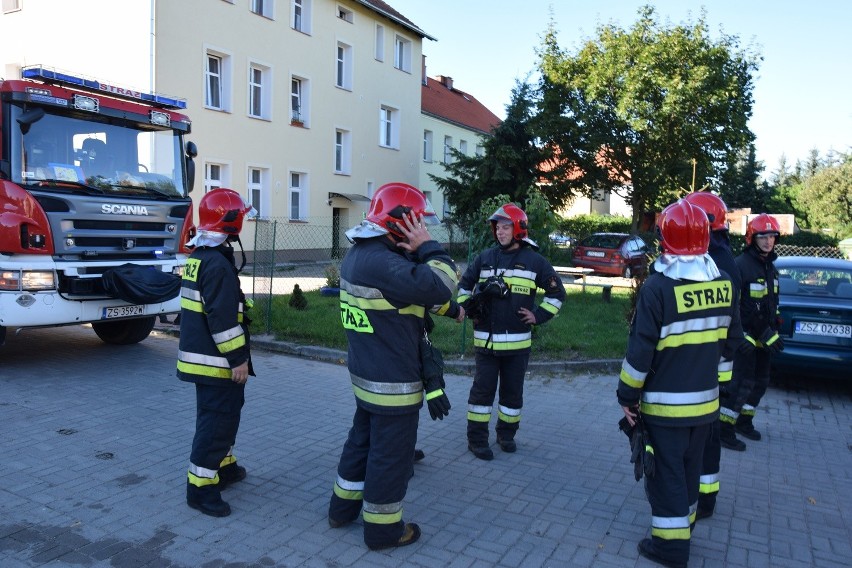 Zapalił się gazociąg w Szczecinku [zdjęcia, wideo]