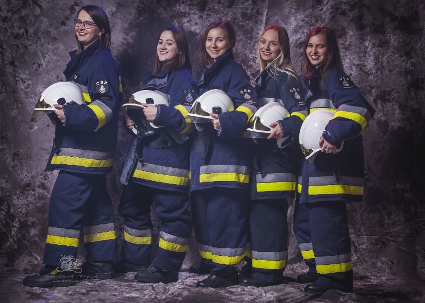 Dziewczyny z kobiecej drużyny pożarniczej w tym roku okazały...