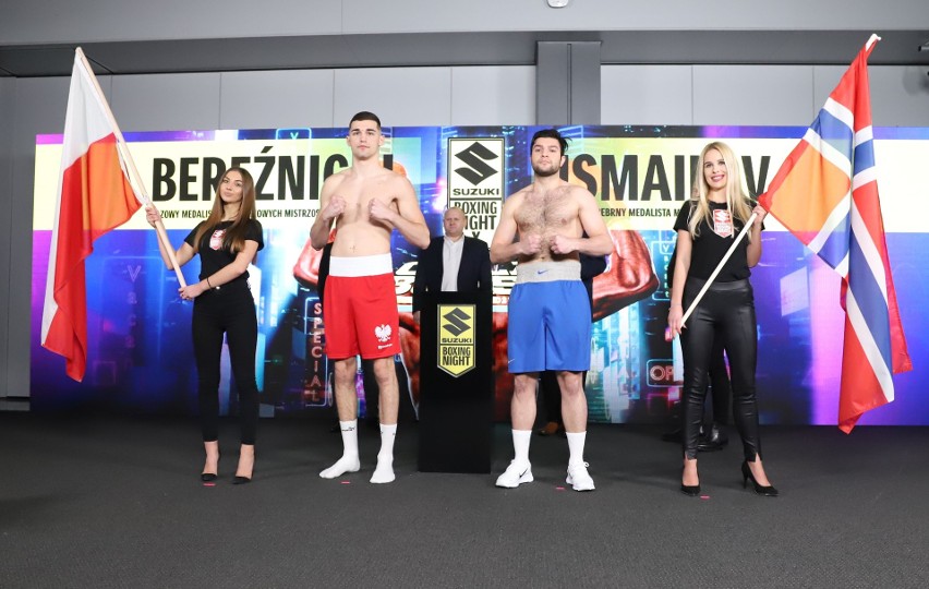 Ceremonia ważenia przed galą Suzuki Boxing Night X w Targach Kielce. Daniel Adamiec gotowy na walkę wieczoru [ZDJĘCIA]