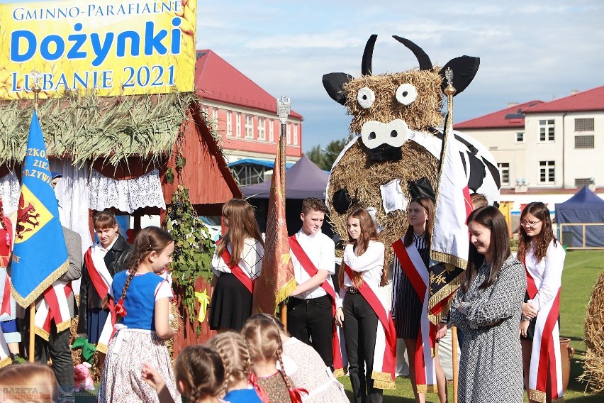 Dożynki gminno-parafialne gminy Lubanie zorganizowano na...