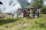 Akcja straży pożarnej na jednej z podsłupskich żwirowni (wideo, zdjęcia)