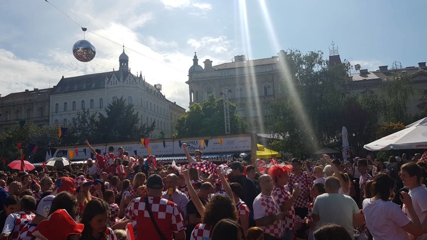 MŚ 2018 finał. Chorwaci kibicują swojej reprezentacji w Zagrzebiu[ZDJĘCIA]