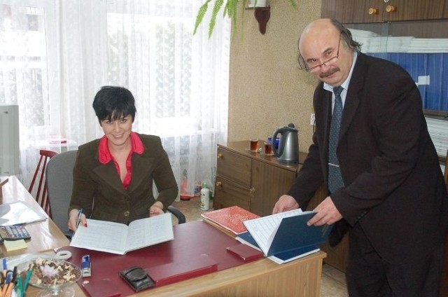 W pracy w spółdzielni prezesowi Andrzejowi Gogaczowi pomaga prowadząca sekretariat Małgorzata Górka.