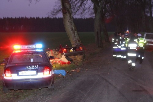 Do tragicznego zdarzenia drogowego doszlo na trasie z...