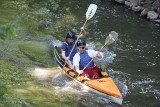 IGRY Juwenalia Gliwickie 2022. Zakończył się Kłodnica Challenge. Do przepłynięcia było 100 metrów kajakiem pod prąd rzeki