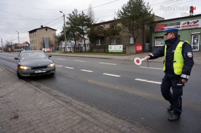 Policjanci łapali w Mikołowie kierowców łamiących przepisy
