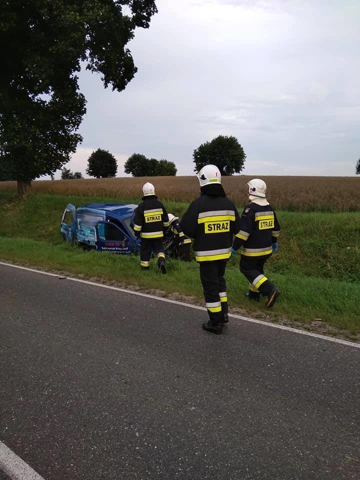 Do wypadku doszło podczas manewru wyprzedzania pojazdu...