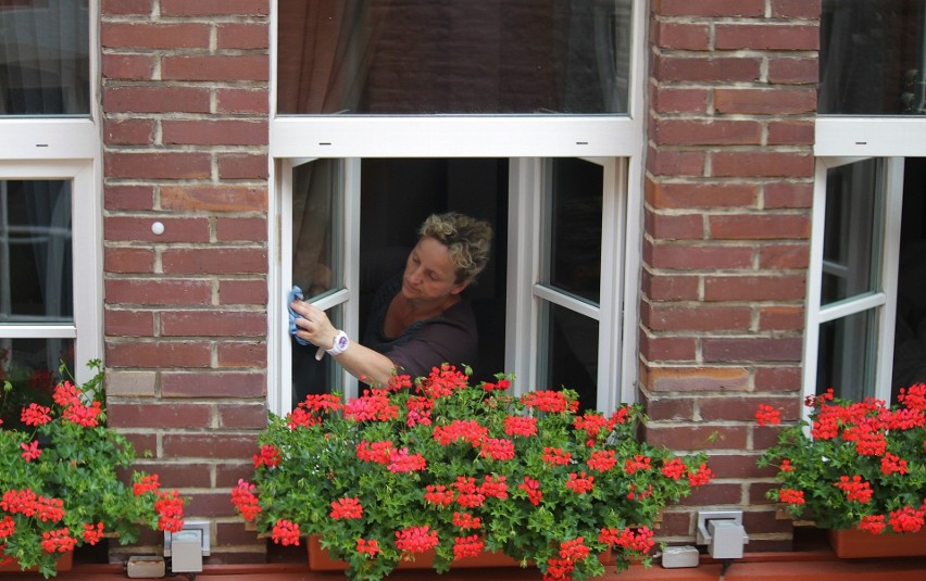 Mycie okien w miejscu zamieszkania seniora. Usługa obejmuje...