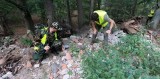 27 ton śmieci przy szpitalu w Ludwikowie w Wielkopolskim Parku Narodowym. "Tak ułożone, że nie rzucały się mocno w oczy"