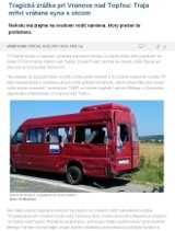 W wypadku busa na Słowacji zginęli dwaj mieszkańcy Nałęczowa