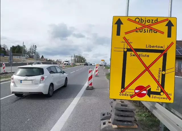 Przebudowa dróg powiatowych w Gaju, Lusinie i Libertowie w gminie Mogilany