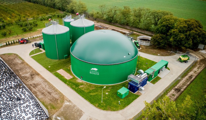Wykonana w technologii firmy Dynamic Biogas biogazownia w...