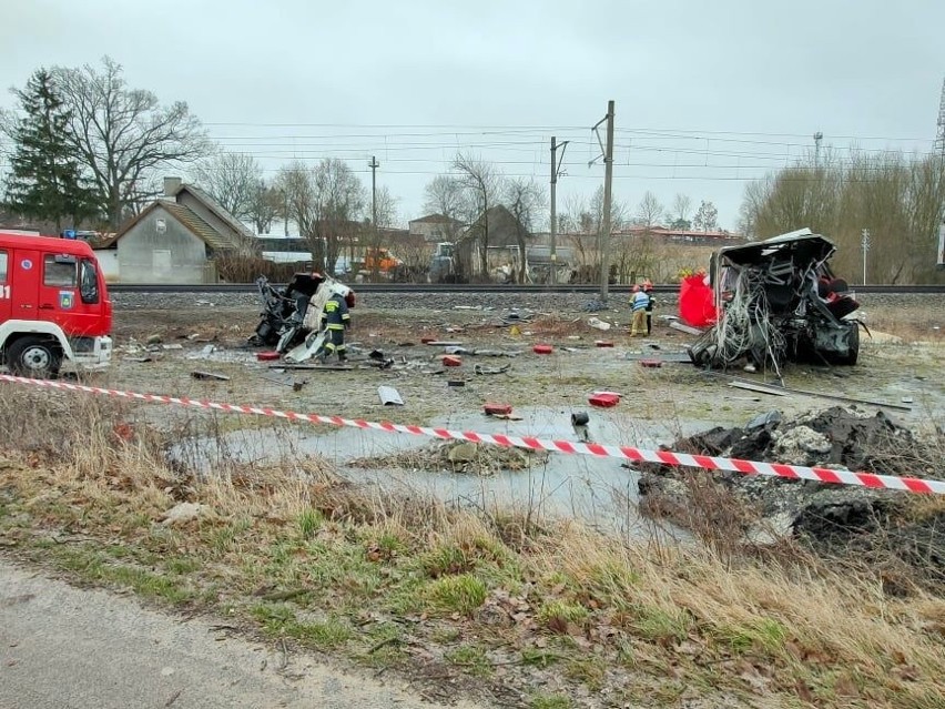 Tragiczny wypadek w Bąkowie niedaleko Warlubia (pow....