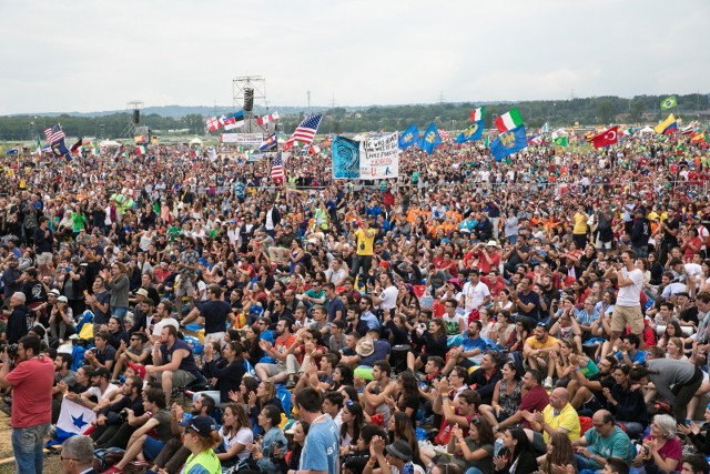 6 lat temu światowe dni młodzieży odbywały się w Polsce, pod Krakowem