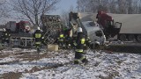 Sosnowiec. Zderzenie ciężarówek pod Strykowem. Droga już odblokowana (wideo)